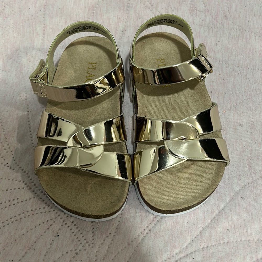 Toddler Gold Sandals